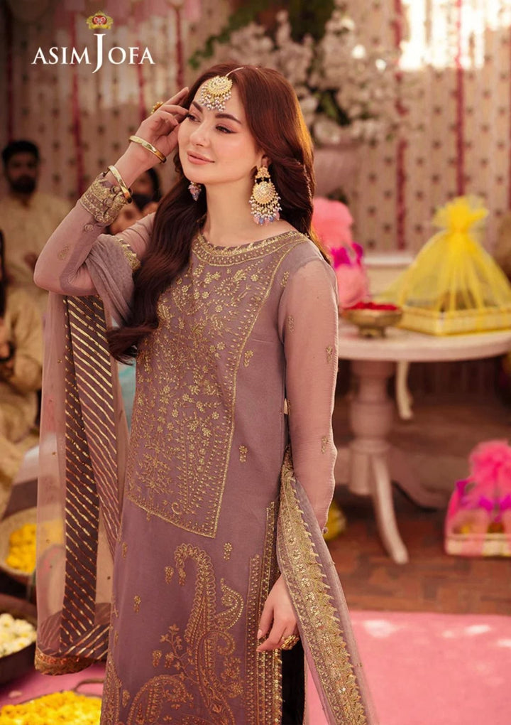 Asim Jofa Chiffon Suit-Aarasta