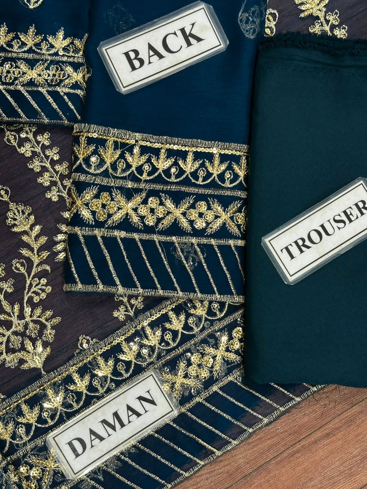 Asim Jofa Chiffon Suit-Aarasta