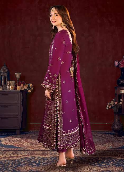 Asim Jofa Chiffon Suit-Aarasta