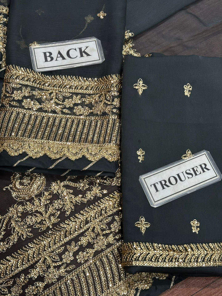 Asim Jofa Chiffon Suit-Aarasta