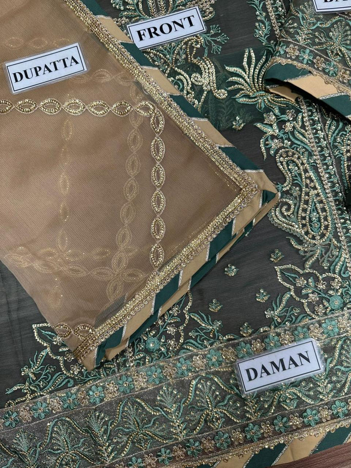 Asim Jofa Chiffon Suit-Aarasta