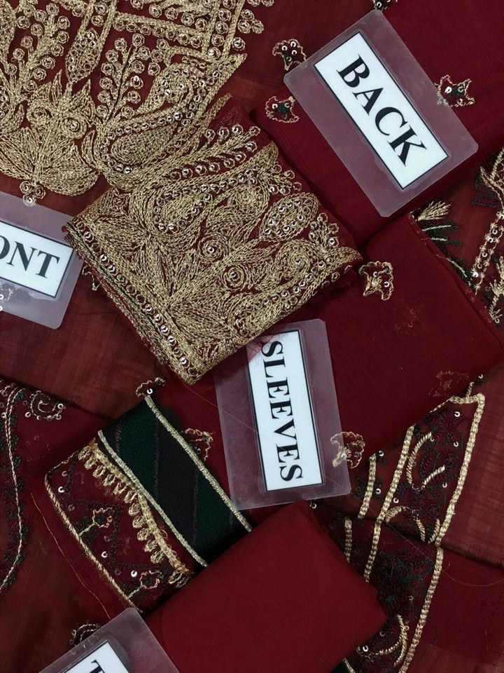 Asim Jofa Chiffon Suit-Aarasta