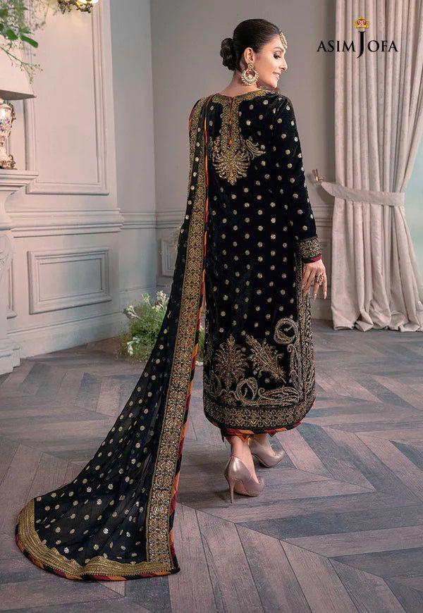 Asim Jofa Velvet Suit-Aarasta