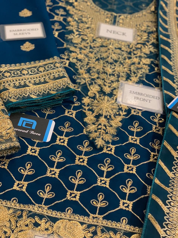 Asim Jofa Chiffon Suit-Aarasta