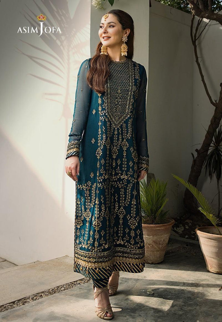 Asim Jofa Chiffon Suit-Aarasta