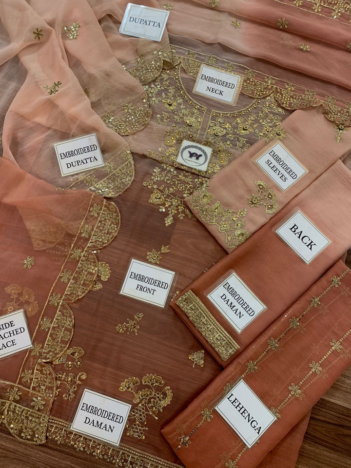 Asim Jofa Chiffon Suit-Aarasta