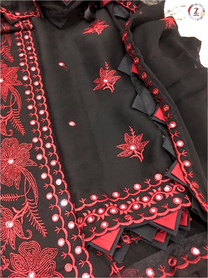 Asim Jofa Chiffon Suit-Aarasta