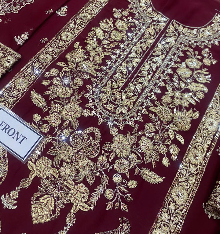 Asim Jofa Chiffon Suit-Aarasta