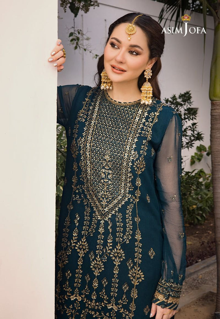 Asim Jofa Chiffon Suit-Aarasta