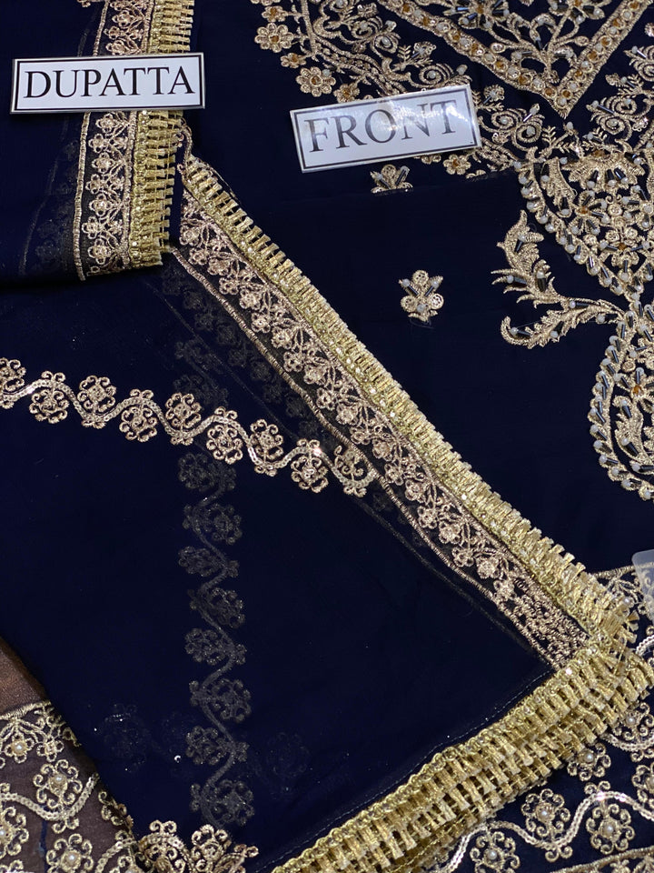 Asim Jofa Chiffon Suit-Aarasta