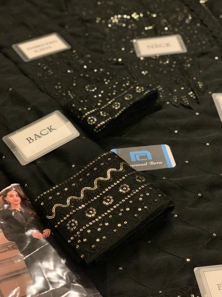 Asim Jofa Chiffon Suit-Aarasta