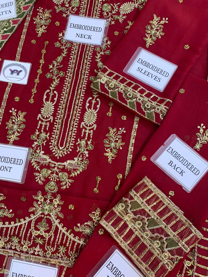 Asim Jofa Chiffon Suit-Aarasta