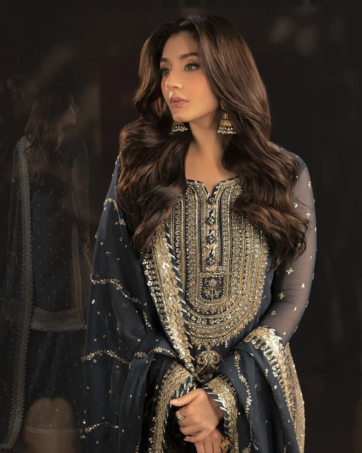 Asim Jofa Chiffon Suit-Aarasta