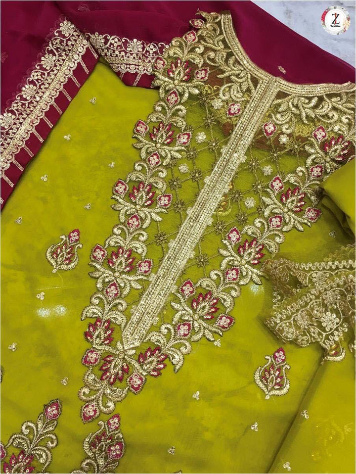 Asim Jofa Chiffon Suit-Aarasta