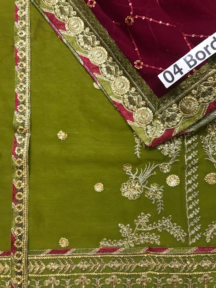 Asim Jofa Chiffon Suit-Aarasta