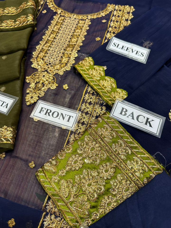 Asim Jofa Chiffon Suit-Aarasta