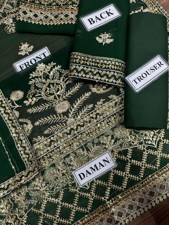 Asim Jofa Chiffon Suit-Aarasta