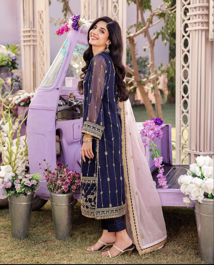Asim Jofa Chiffon Suit-Aarasta