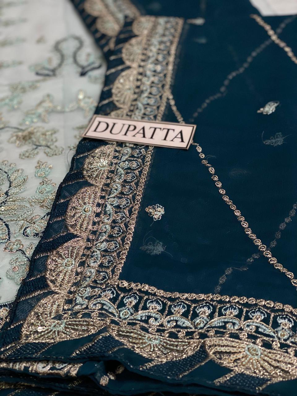 Asim Jofa Chiffon Suit-Aarasta