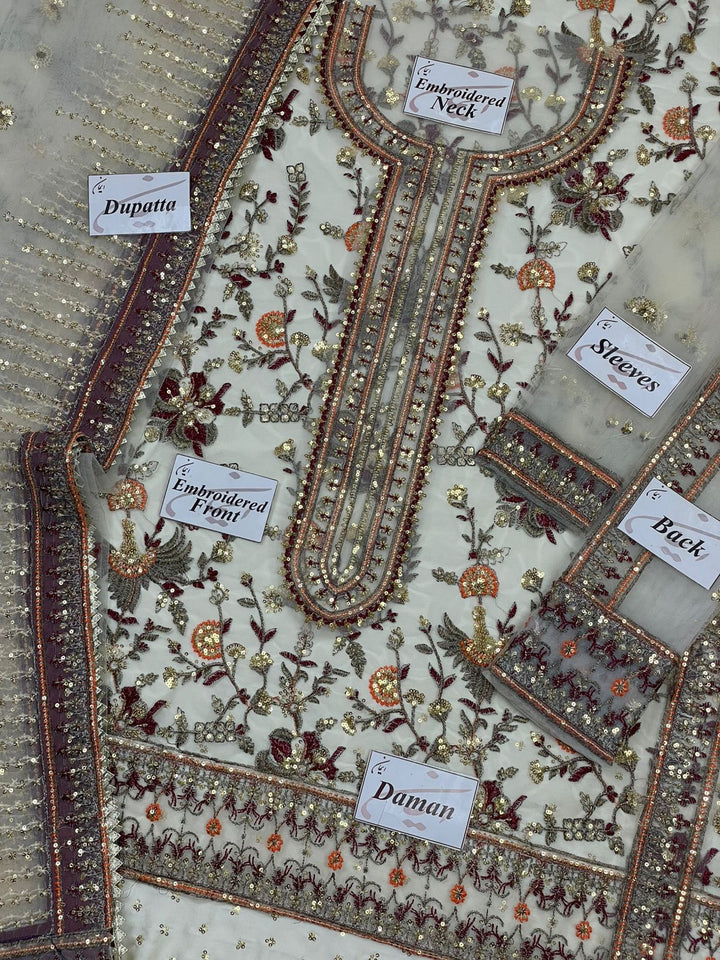 Asim Jofa Net Suit-Aarasta