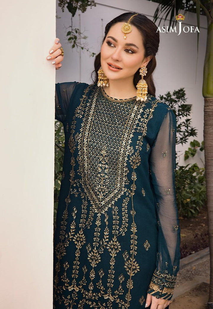 Asim Jofa Chiffon Suit-Aarasta
