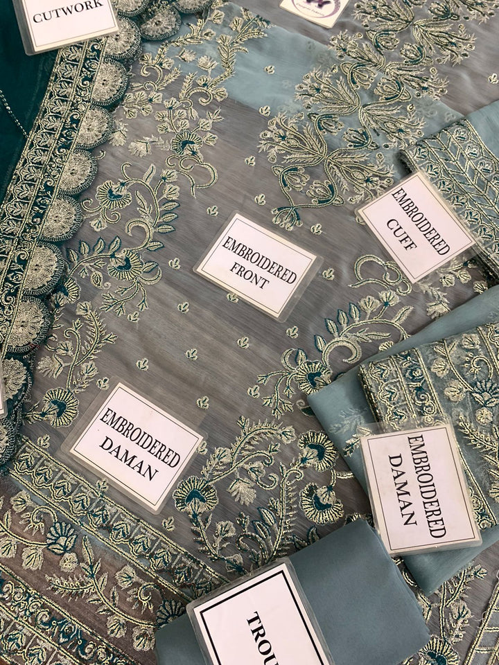 Asim Jofa Chiffon Suit-Aarasta