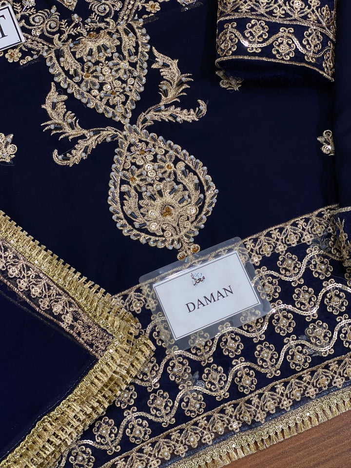 Asim Jofa Chiffon Suit-Aarasta