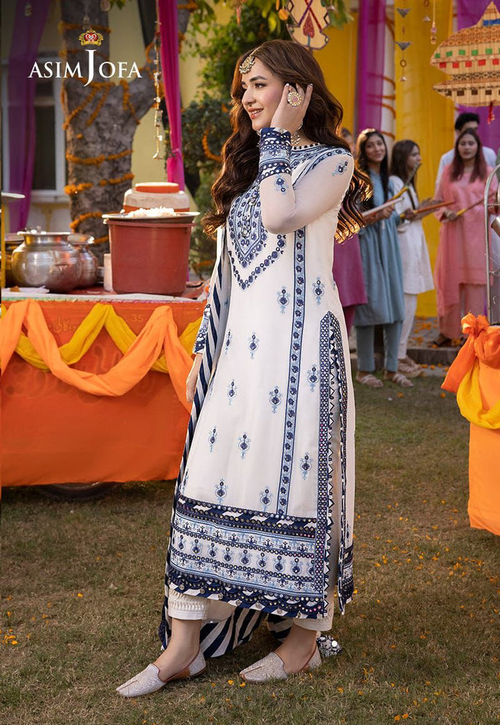 Asim Jofa Chiffon Suit-Aarasta