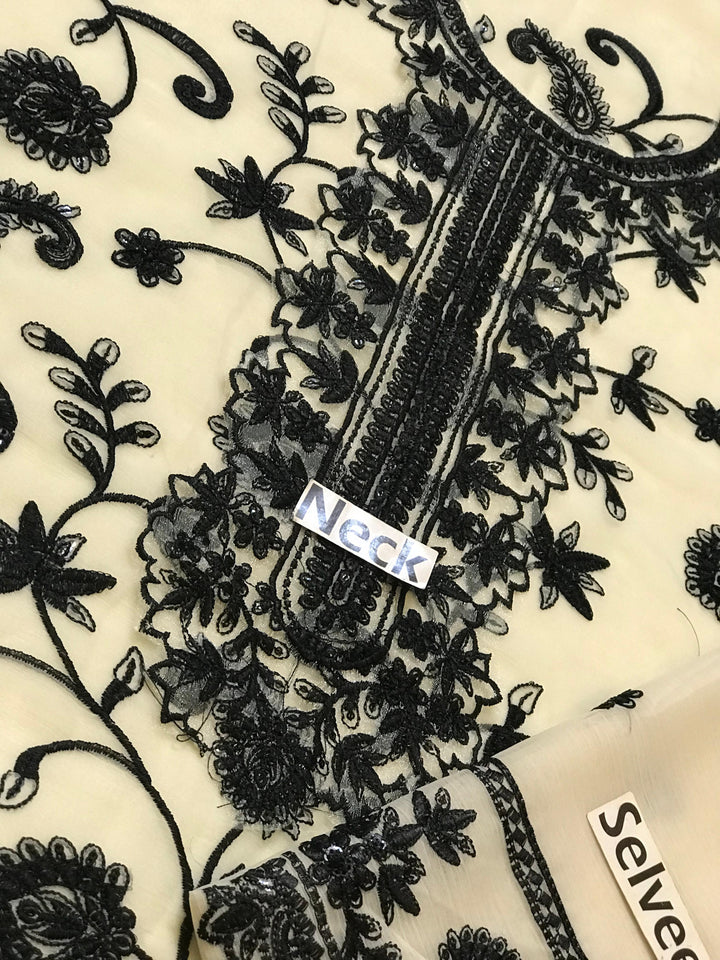 Asim Jofa Chiffon Suit-Aarasta