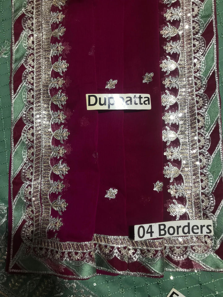 Asim Jofa Chiffon Suit-Aarasta