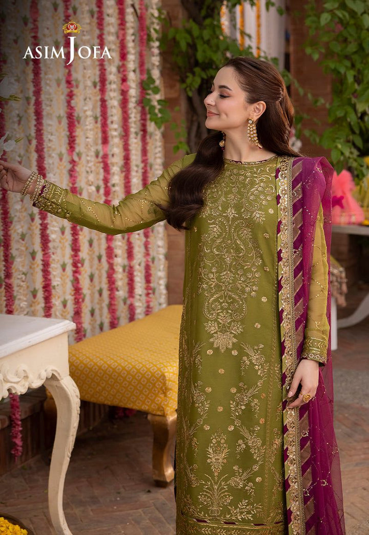 Asim Jofa Chiffon Suit-Aarasta