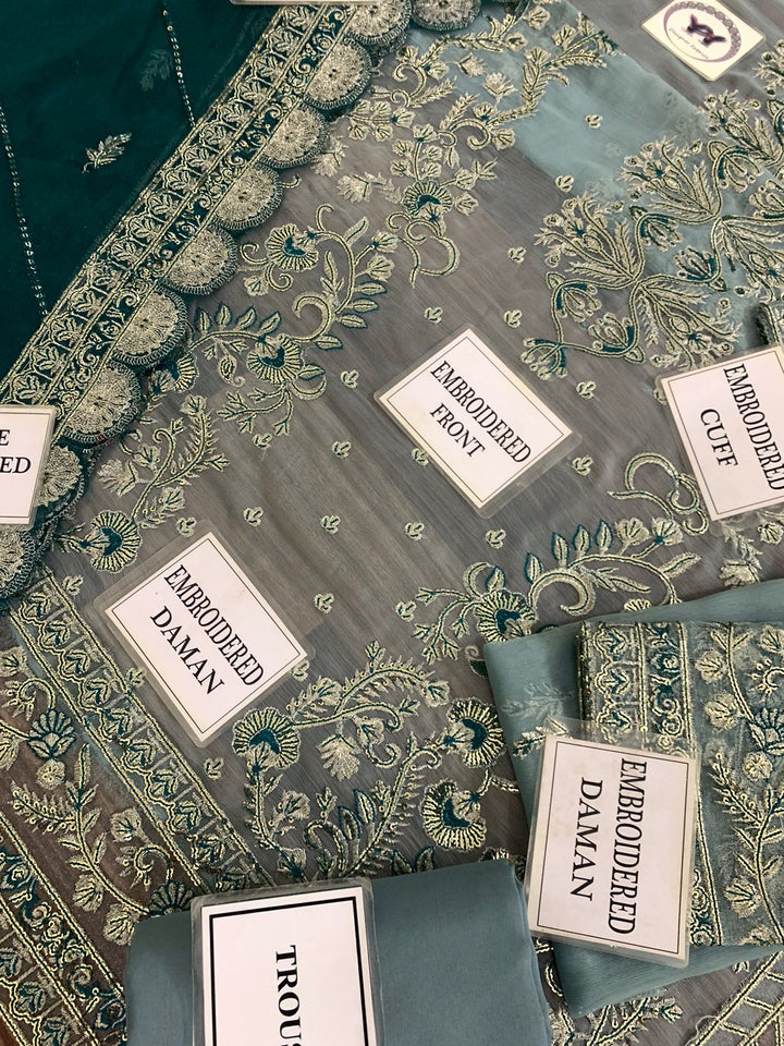 Asim Jofa Chiffon Suit-Aarasta