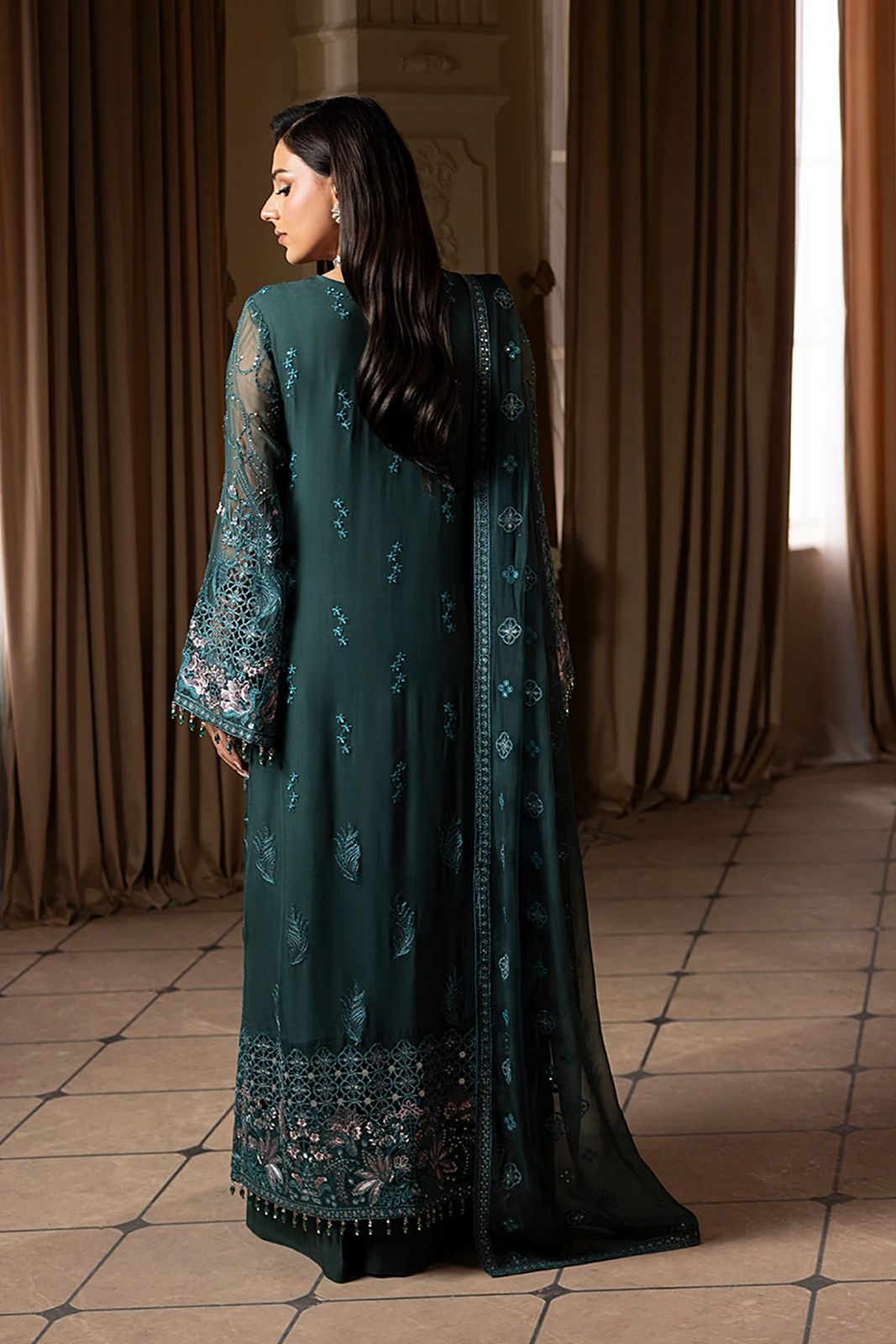 Asim Jofa Chiffon Suit-Aarasta