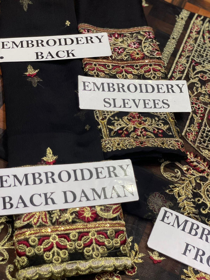 Asim Jofa Chiffon Suit-Aarasta