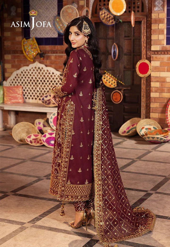 Asim Jofa Chiffon Suit-Aarasta