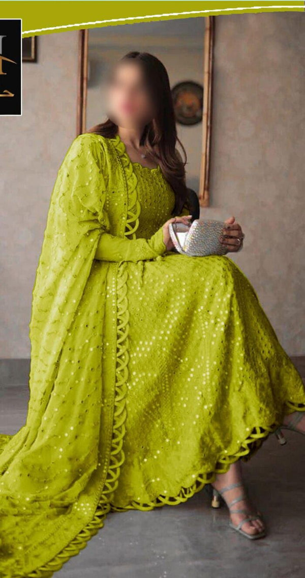 Asim Jofa Chiffon Suit-Lemon-Chiffon-Aarasta