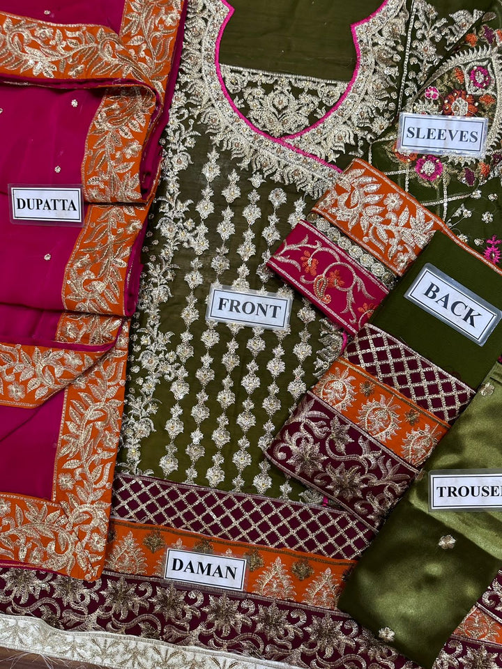 Aisha Imran Chiffon Suit-Aarasta