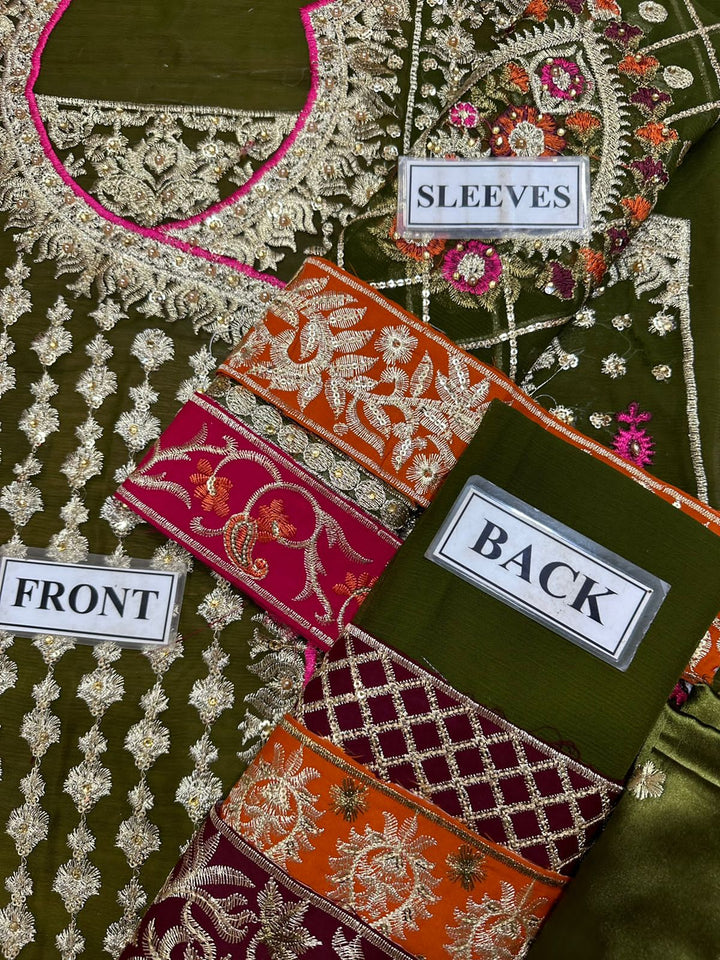 Aisha Imran Chiffon Suit-Aarasta