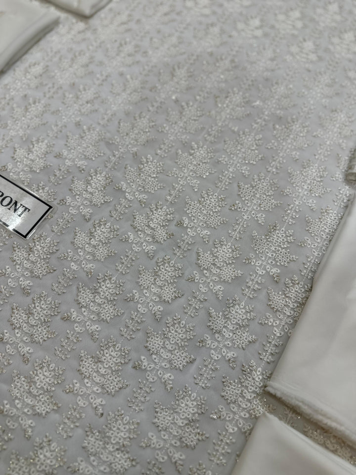 Azure Chiffon Suit-Aarasta