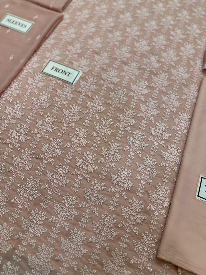 Azure Chiffon Suit-Aarasta