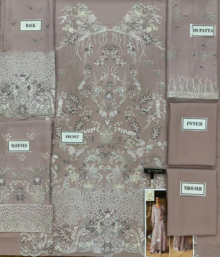 Laavish Chiffon Suit-Aarasta