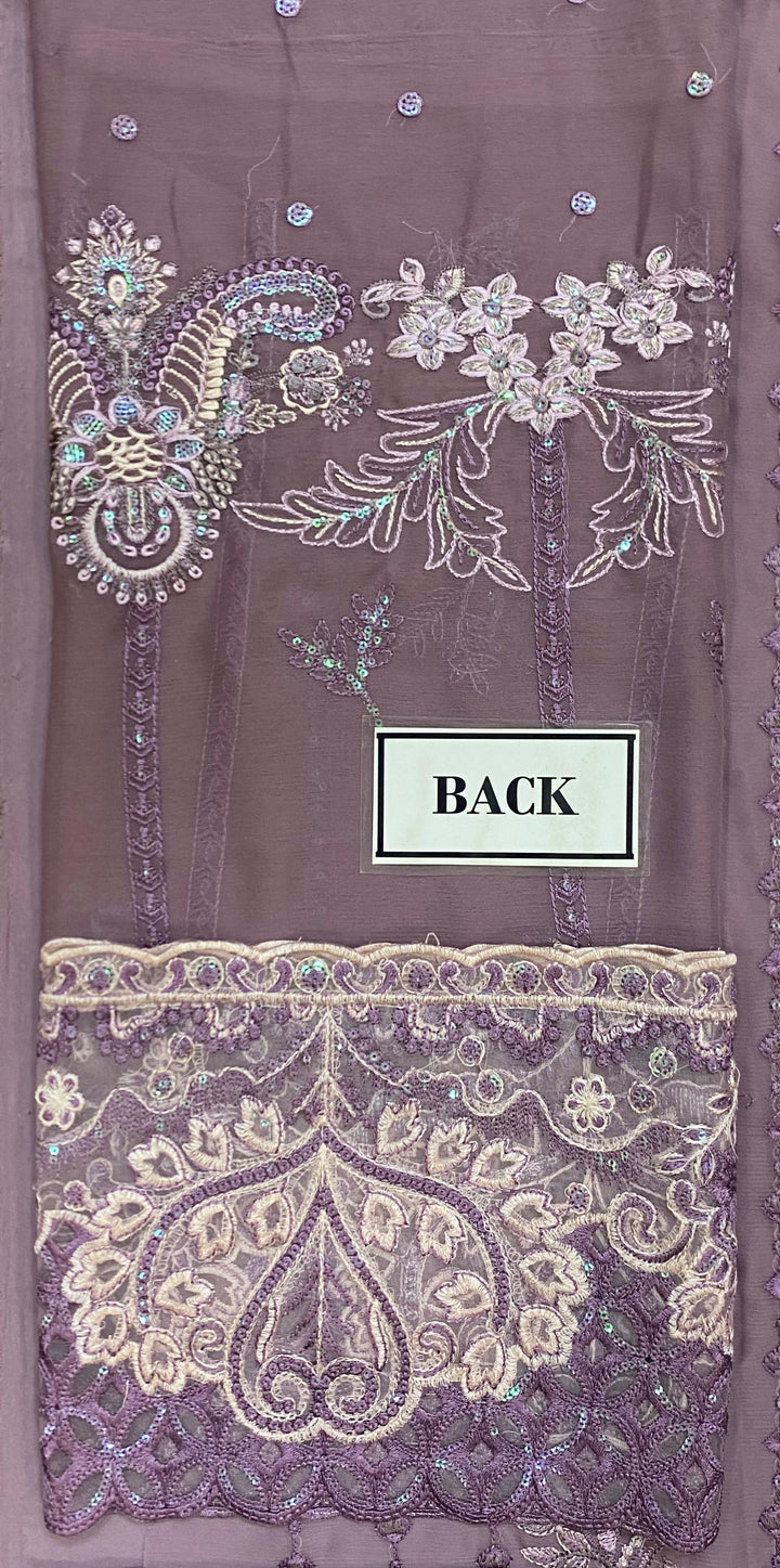 Azure Chiffon Suit-Aarasta