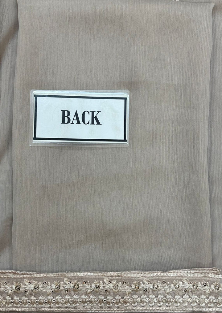 Azure Chiffon Suit-Aarasta