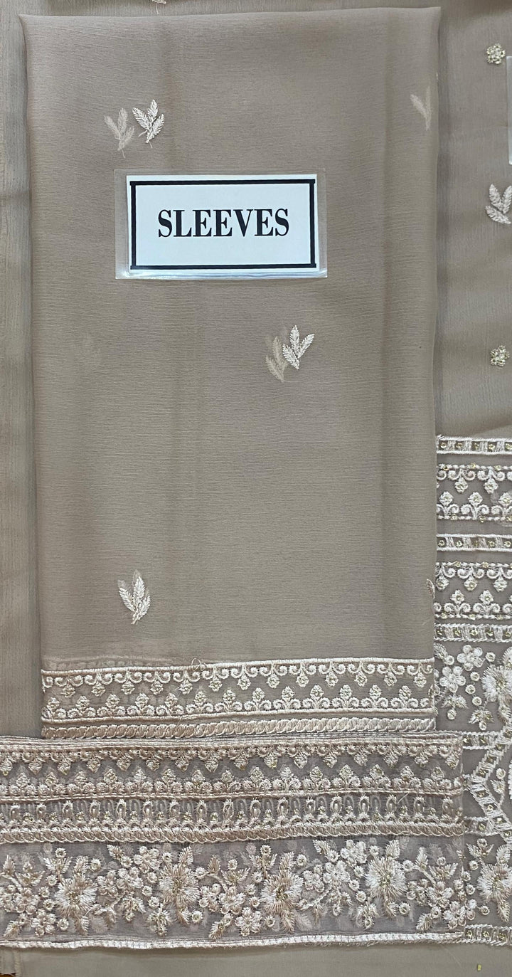 Azure Chiffon Suit-Aarasta