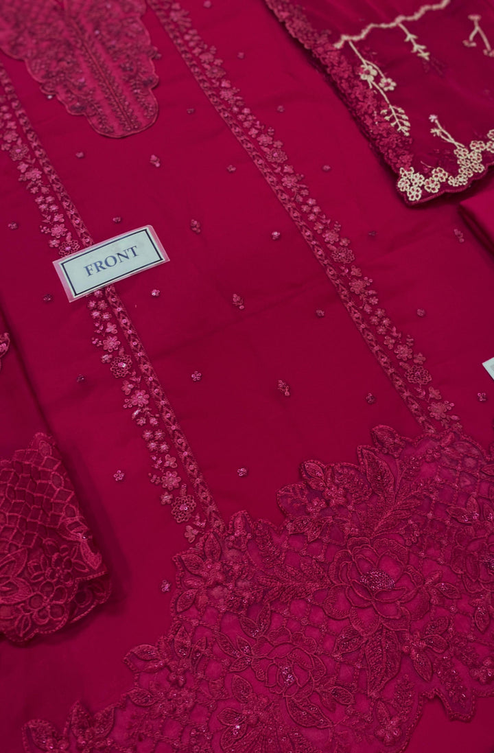 Azure Chiffon Suit-Aarasta