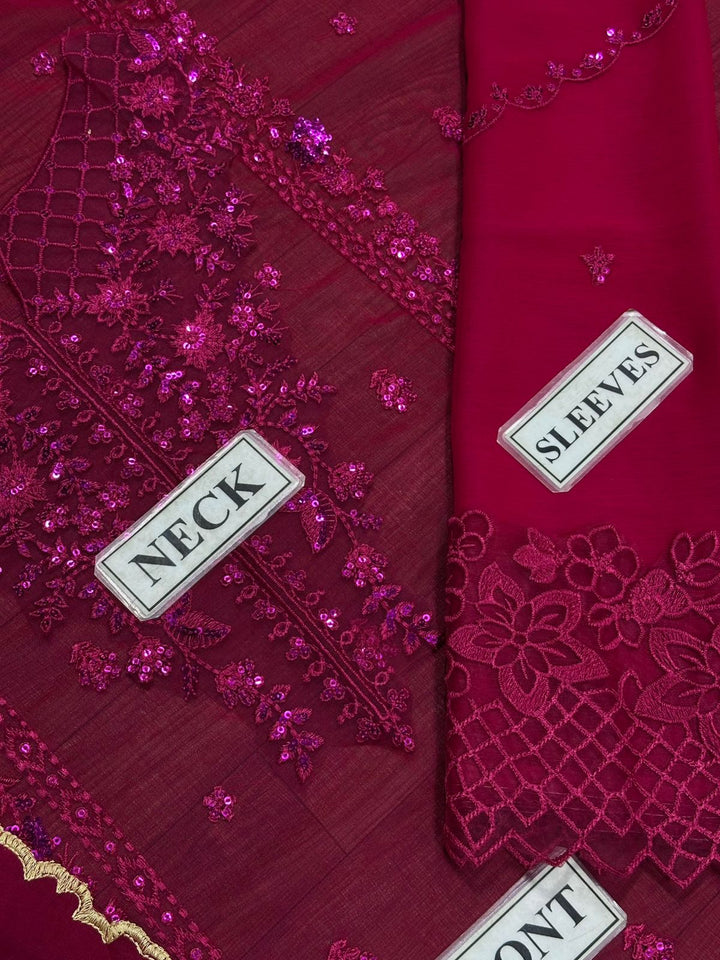 Azure Chiffon Suit-Aarasta