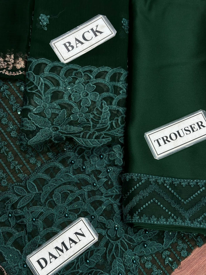 Azure Chiffon Suit-Aarasta