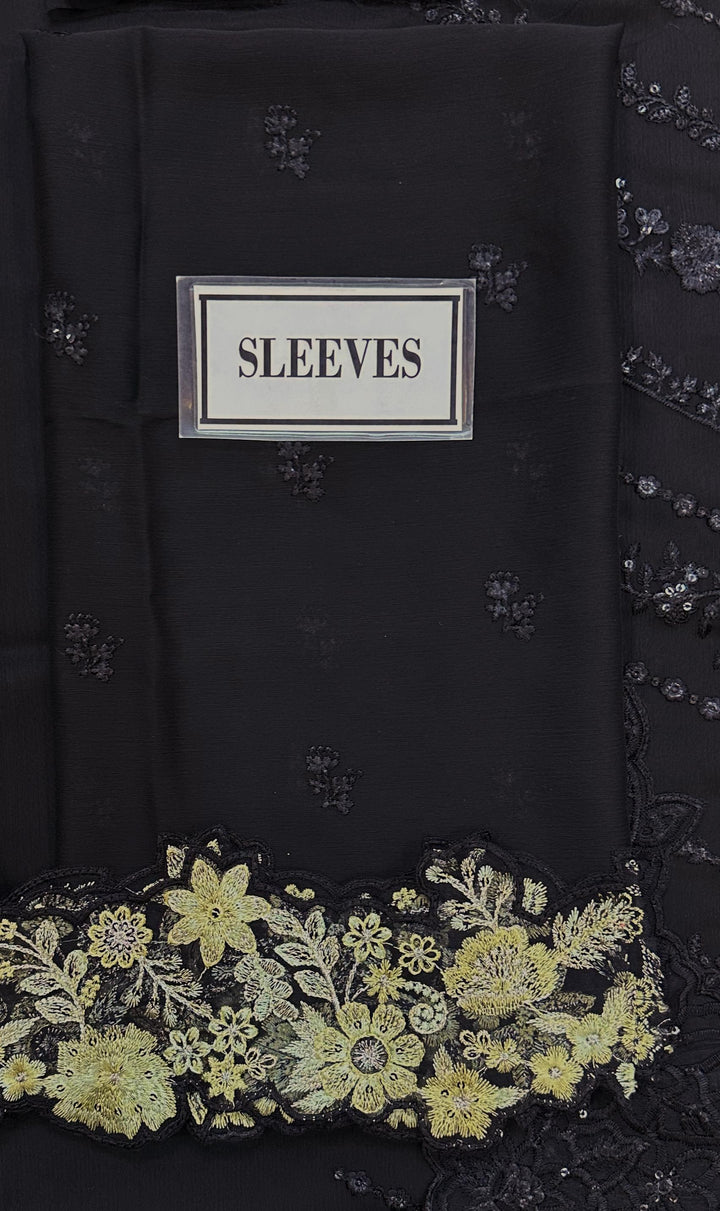 Azure Chiffon Suit-Aarasta