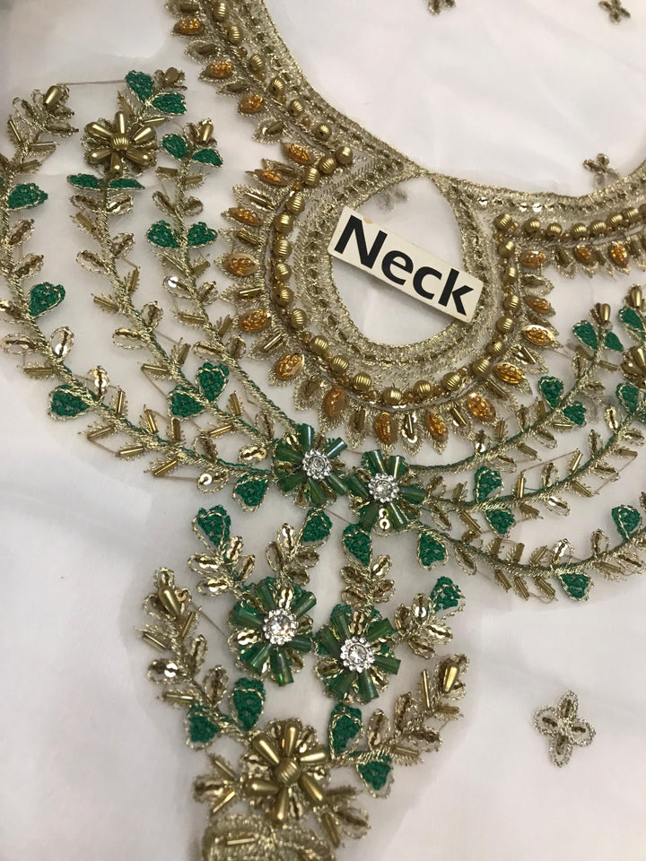 Azure Chiffon Suit-Aarasta