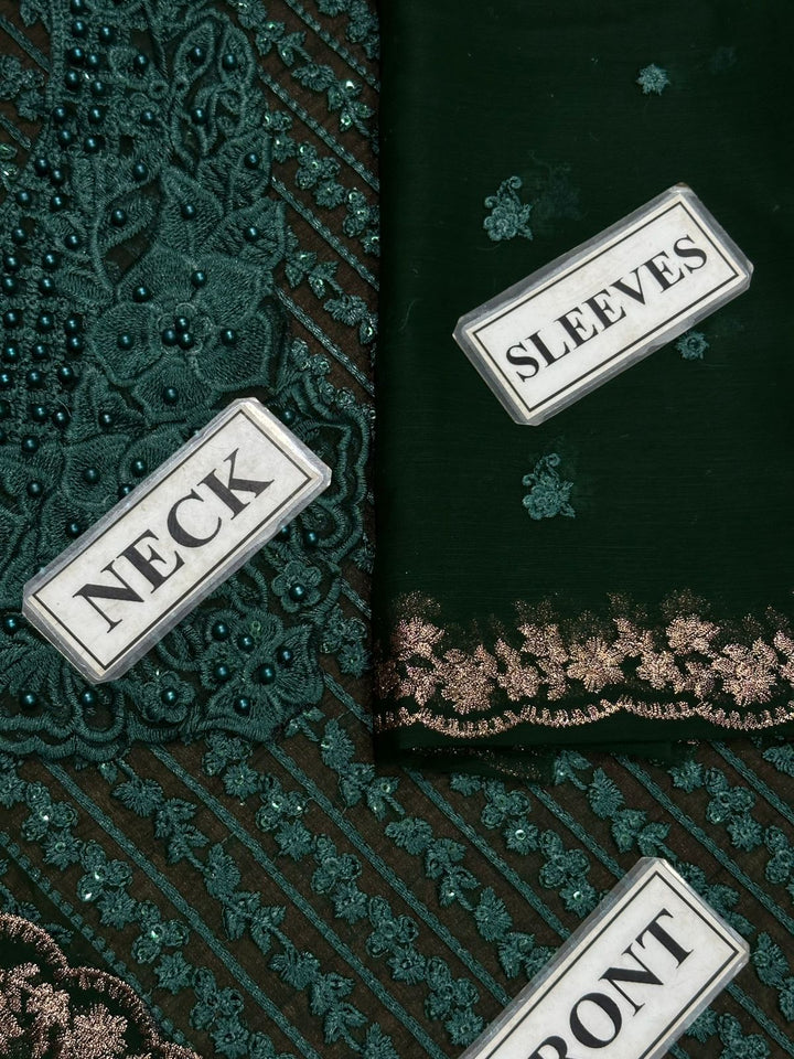 Azure Chiffon Suit-Aarasta